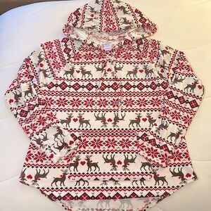 Christmas reindeer women’s hoodie